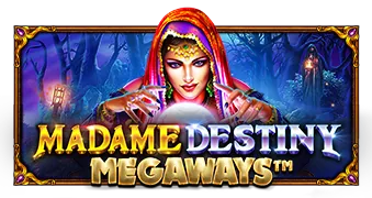 Capa oficial do jogo Madame Destiny Megaways da Pragmatic Play