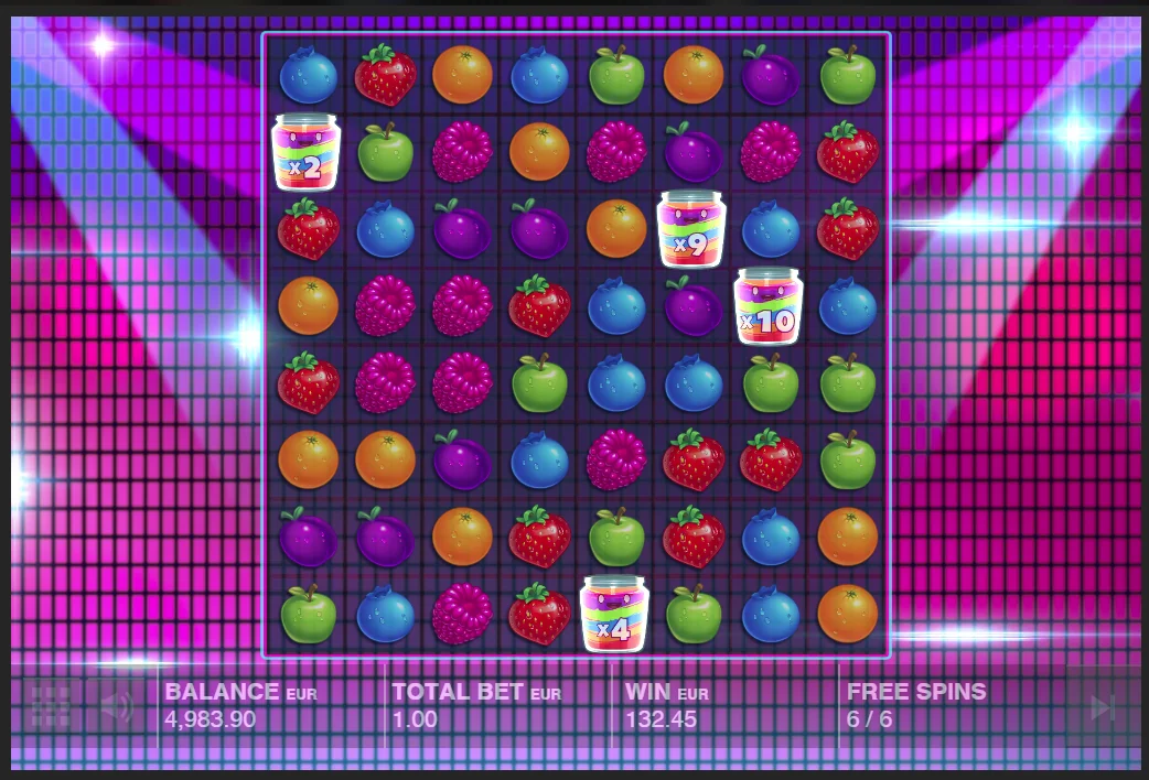Captura real de free spins com frascos multiplicadores