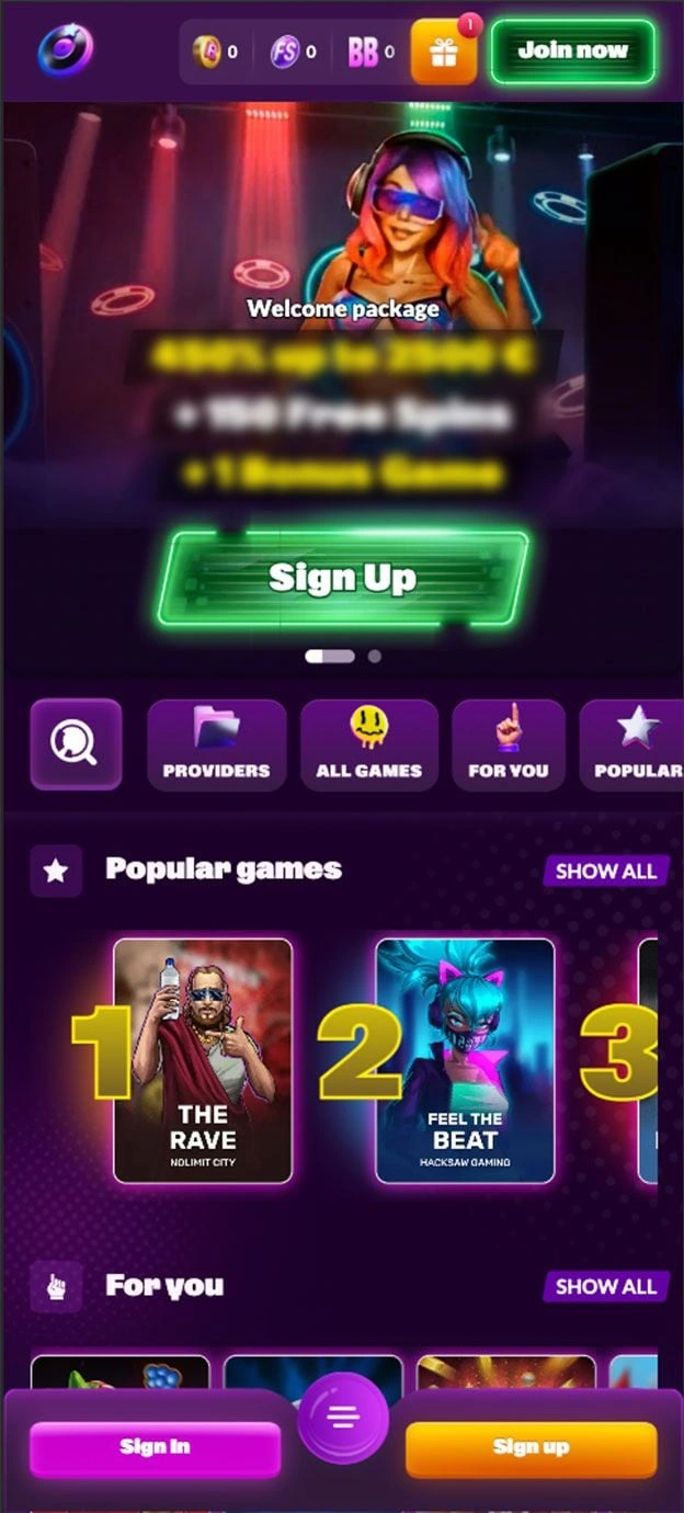 slotrave website