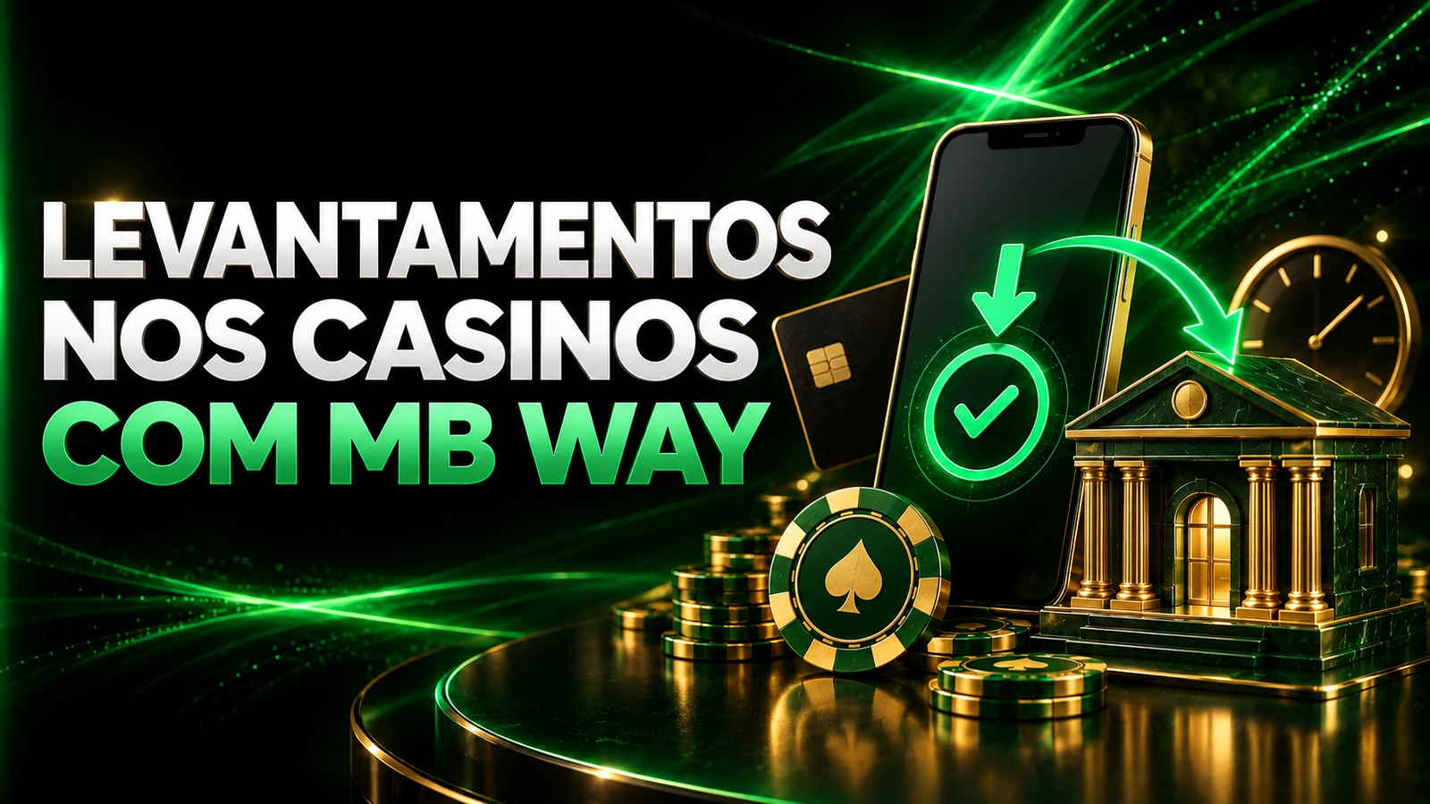 Levantamentos nos casinos com MB Way