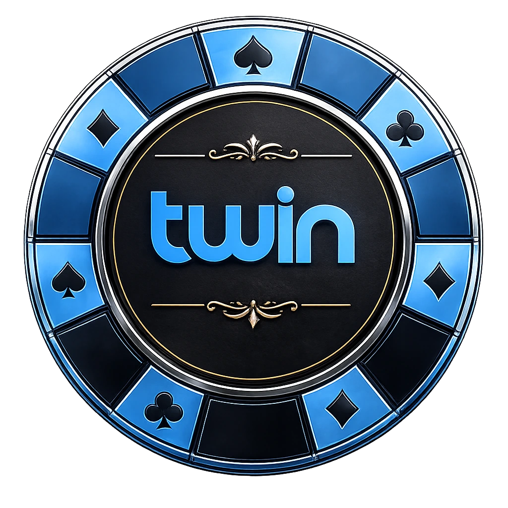Ficha de casino com o logótipo da Twin