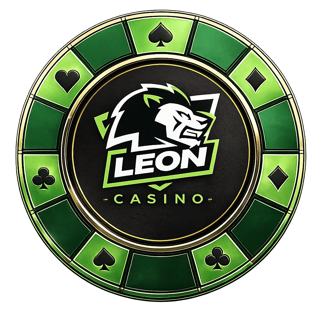 Ficha de casino com o logótipo da Leon