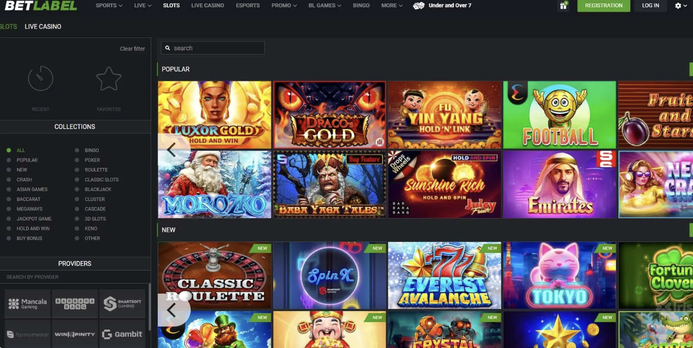 Betlabel games